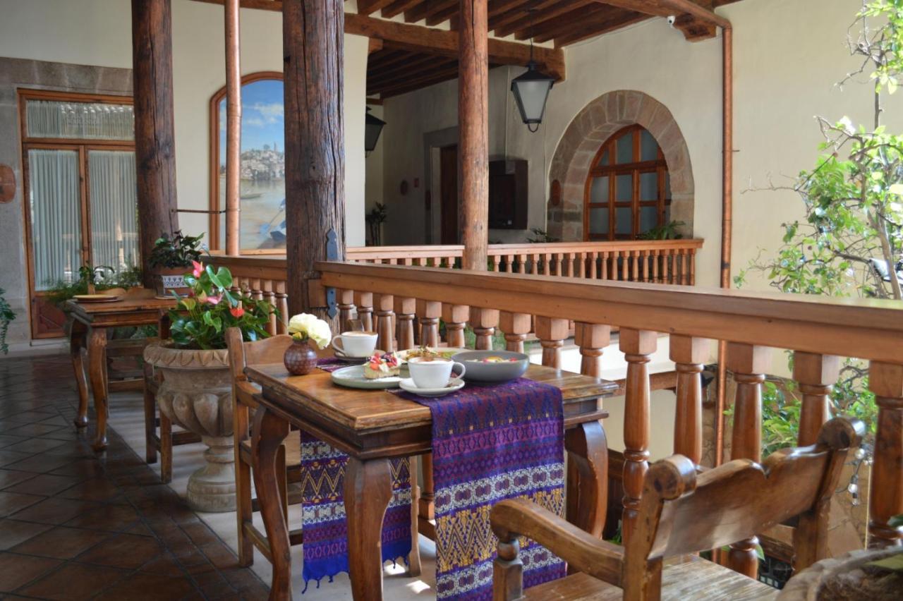 Hotel Casa Del Naranjo ปาทซ์คูเอโร ภายนอก รูปภาพ
